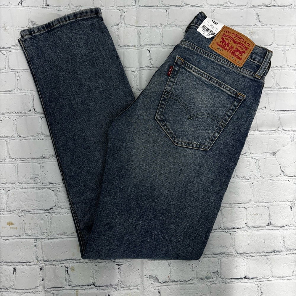 Levi's Dark Blue Straight Jeans